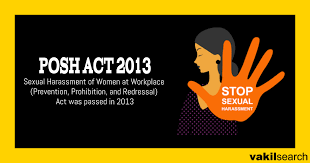 कामाच्या ठिकाणी महिलांचे लैंगिक छळापासूनसंरक्षण अधिनियम २०१३ ची अंमलबजावणी करा