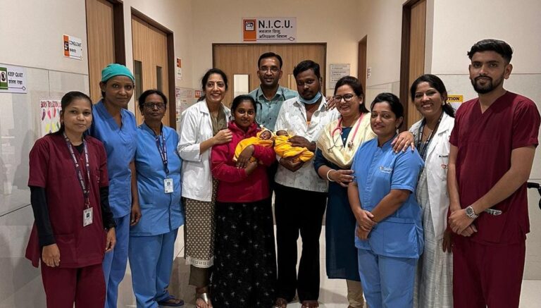 साईदीप हॉस्पिटलमध्ये नवजात बाळावर गुंतागुंतीची आतड्यांची यशस्वी शस्त्रक्रिया