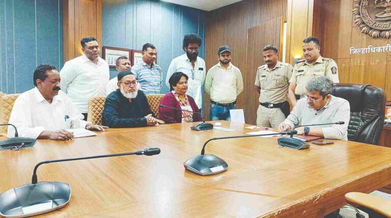 धार्मिक तेढ निर्माण करणार्‍या मढी ग्राम पंचायतीच्या पदाधिकार्‍यांवर कारवाई करा