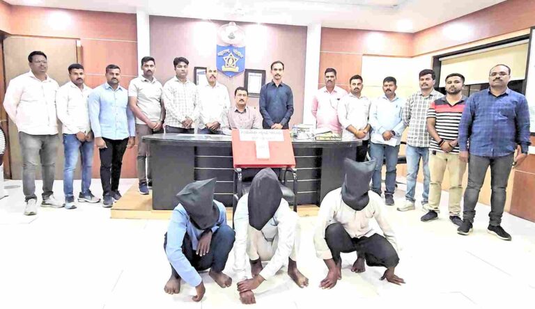 शेंडी बायपास व वांजोळी येथील वस्तीवर दरोडे घालणारी टोळी जेरबंद