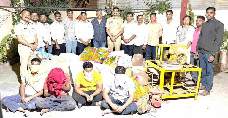 तंबाखुजन्य पदार्थाची विक्री करणाऱ्यांवर छापा