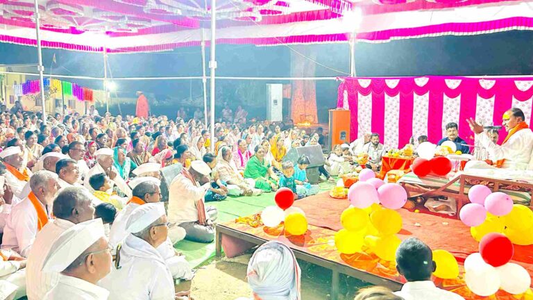 इसळक मधील श्री रामलिंगतिर्थ येथे  श्री शिवमहापुराण कथा ज्ञानयज्ञ सोहळा