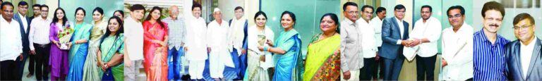 डॉ. मगर अत्याधुनिक एस्थेटिक विभागास शुभेच्छा