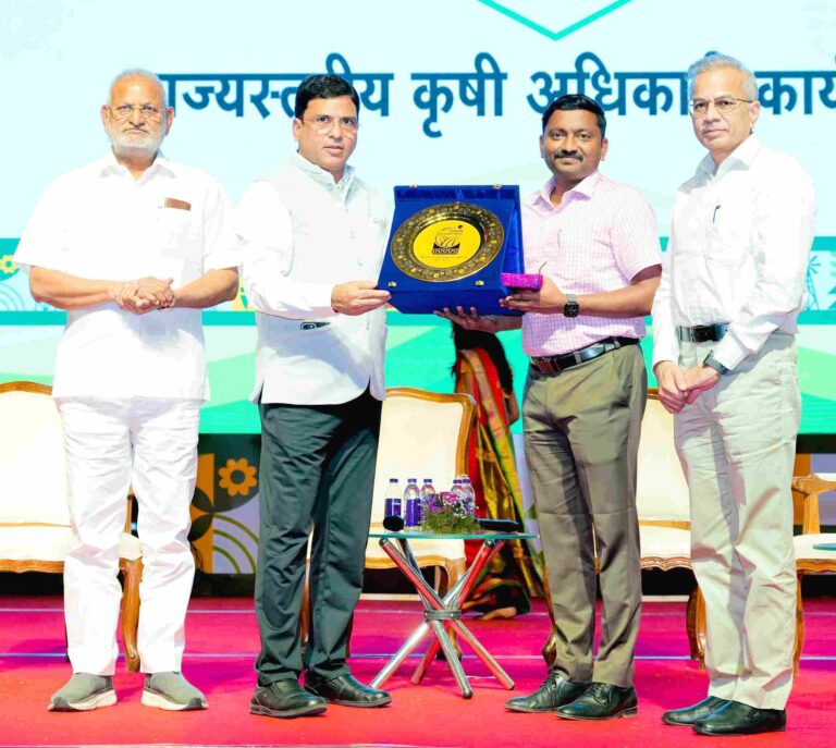 प्रधानमंत्री सूक्ष्म अन्न प्रक्रिया उद्योग योजनेअंतर्गत  सर्वोत्तम जिल्ह्याचा ‘अहिल्यानगर’ला पुरस्कार प्रदान