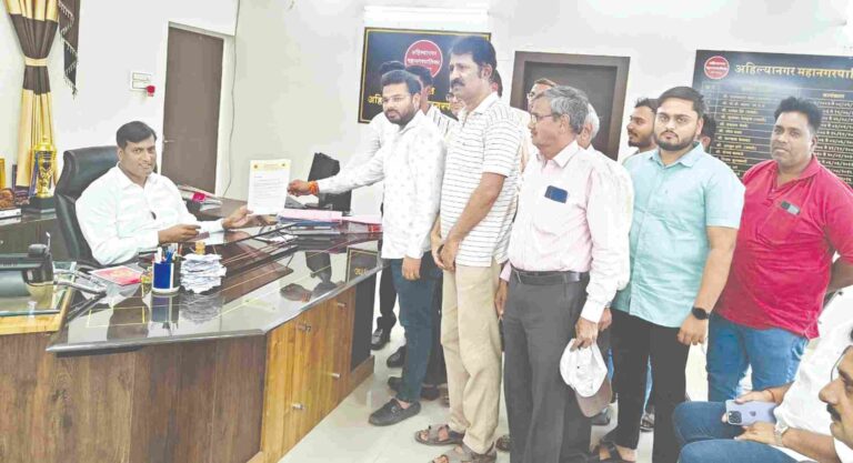 अहिल्यानगर महानगरपालिकेची कारवाई अन्यायकारक