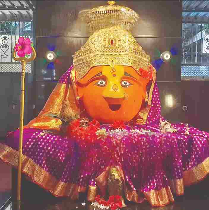 नागापूरच्या रेणुकादेवी मंदिरात  नवरात्र उत्सवाची जय्यत तयारी